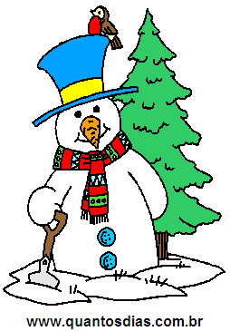 Árvore de Natal Com Boneco De Neve