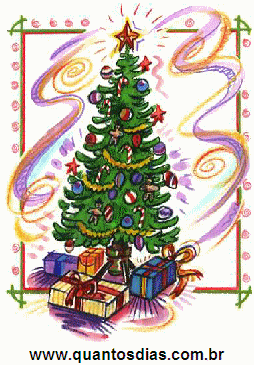 Árvore de Natal Com Enfeites e Presentes