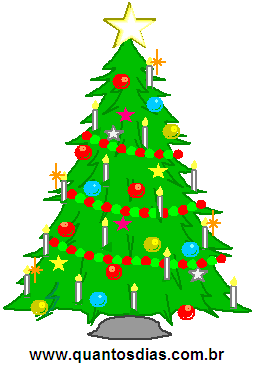Árvore de Natal Com Estrela no Topo