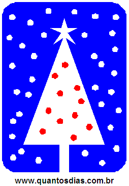 Árvore de Natal Branca Com Bolinhas Vermelhas
