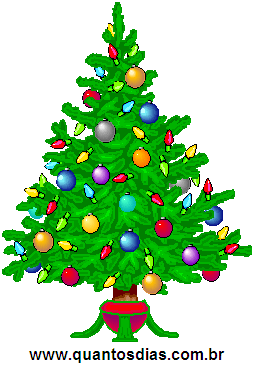 Árvore de Natal Com Bolinhas Coloridas